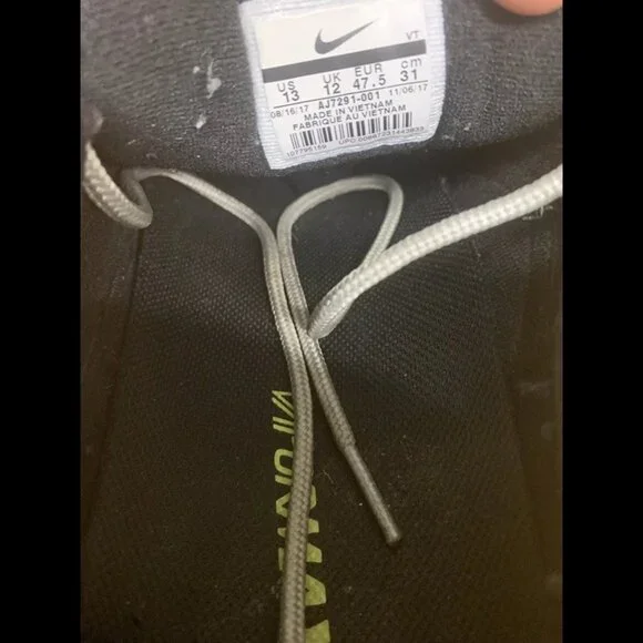 Size 13 - Nike Air Max‎ Vapormax 97 Black Volt Japan AJ7291-001 1 95 98